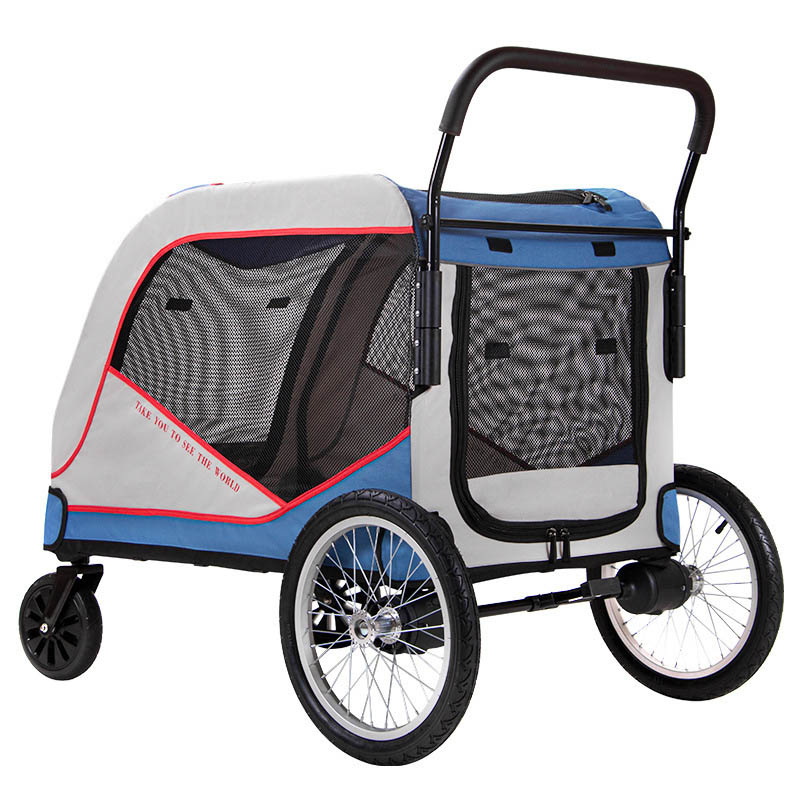 Pet Stroller Madra Sinsearach faoi Mhíchumas